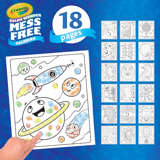 Crayola Color Wonder Kit de peinture à doigts et tampons de safari pour enfants, encre révélée de couleur, activité pour tout-petits, cadeaux, 3 ans et plus Crayola Color Wonder Kit de peinture à doigts et tampons de safari pour enfants, encre révélée de couleur, activité pour tout-petits, cadeaux, 3 ans et plus